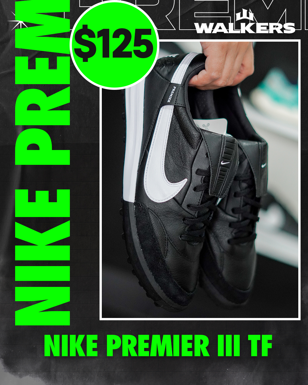 Nike Premier III TF negro blanco