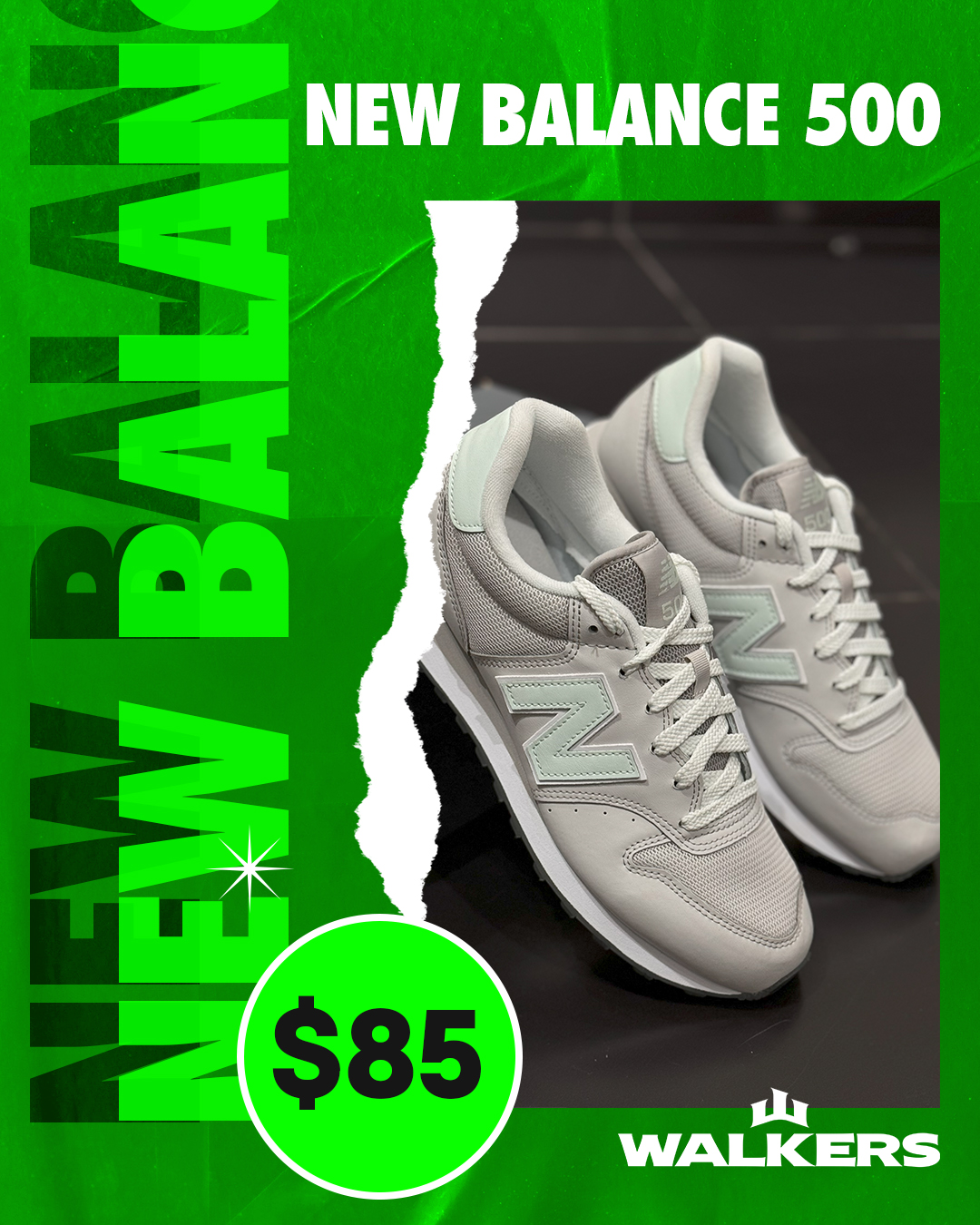 New Balance  500 gris menta