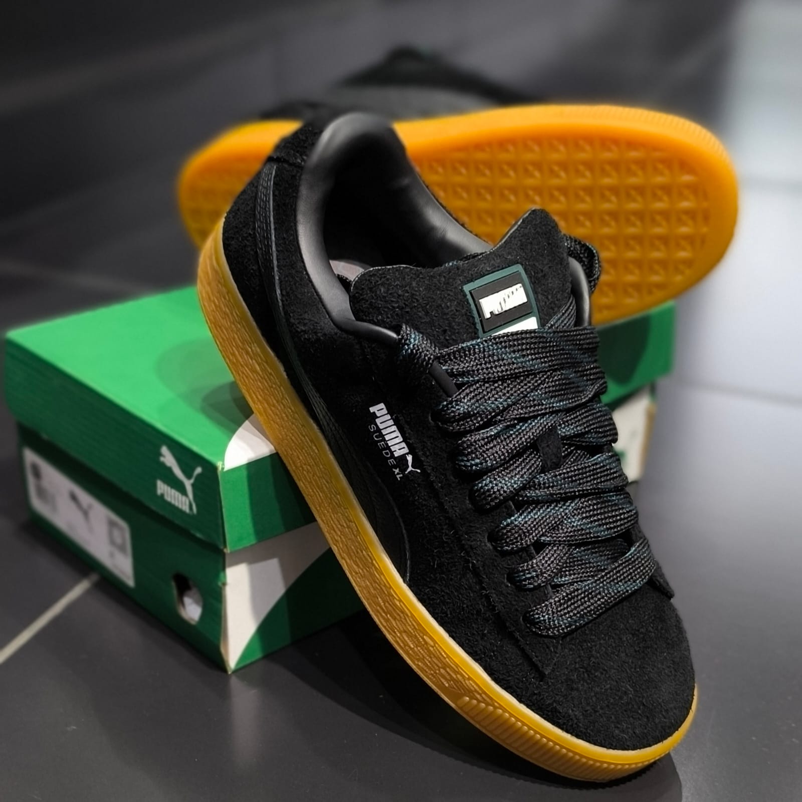 Puma Suede Xl Flecked Black