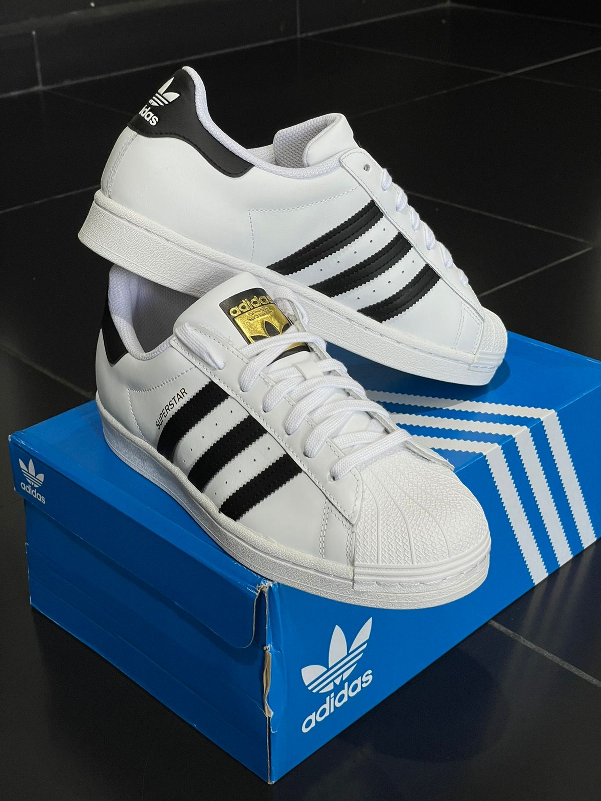 adidas Superstar White Black