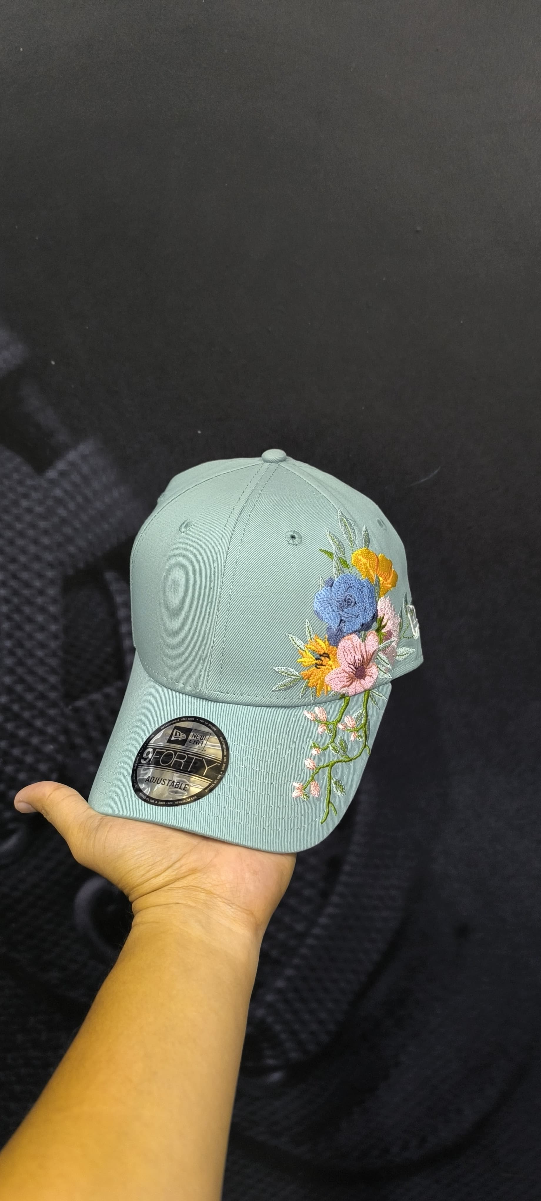 New Era Legit (Floral Pastel Blue 9forty)