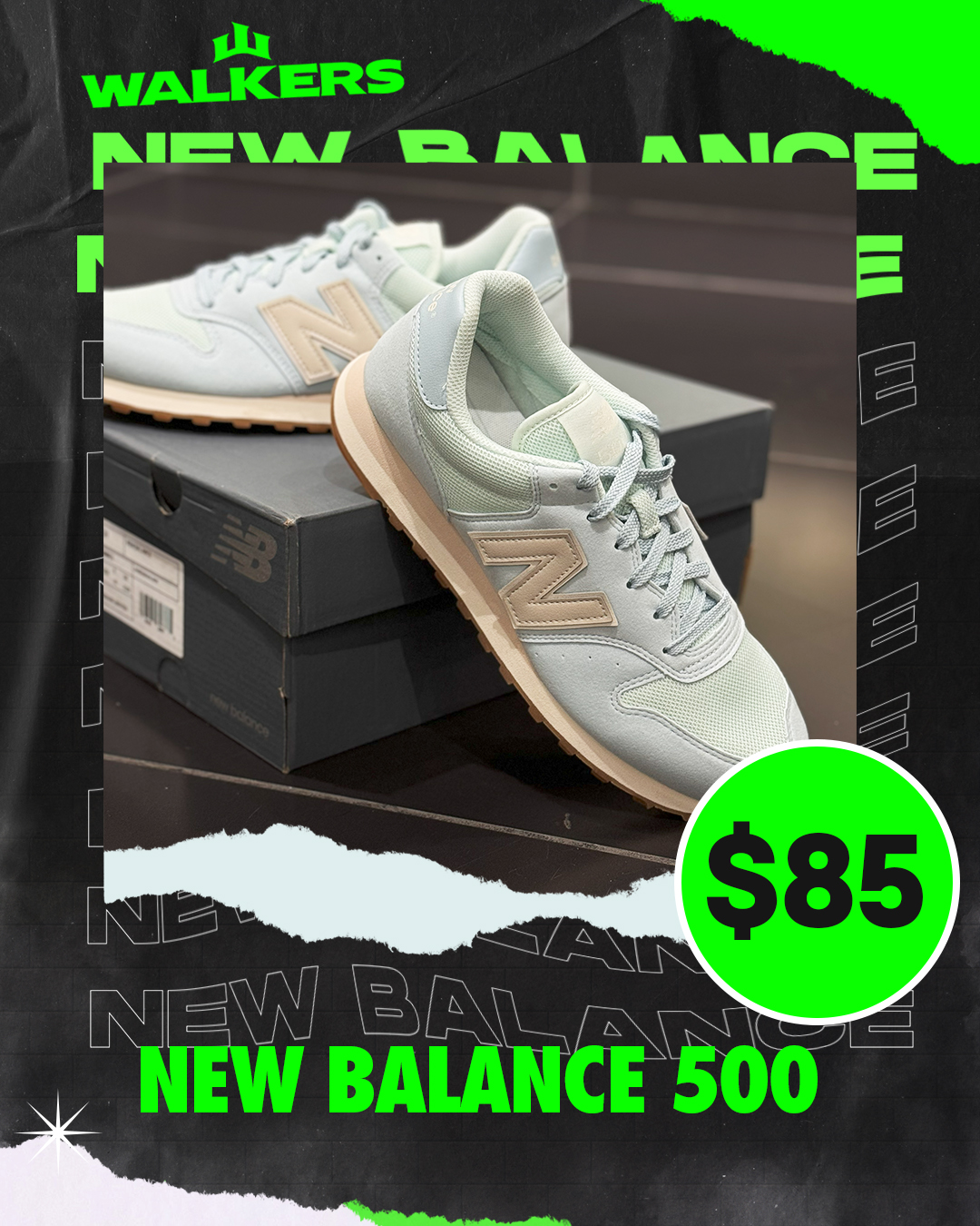 New Balance  500 celeste