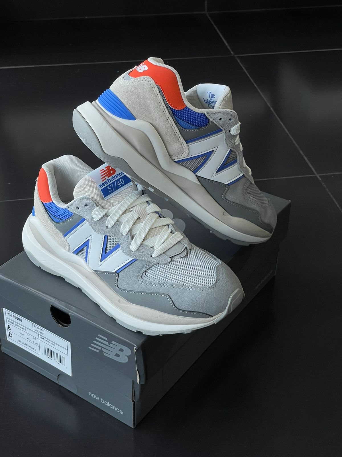 New Balance 5740 Gris,Azul,Naranja