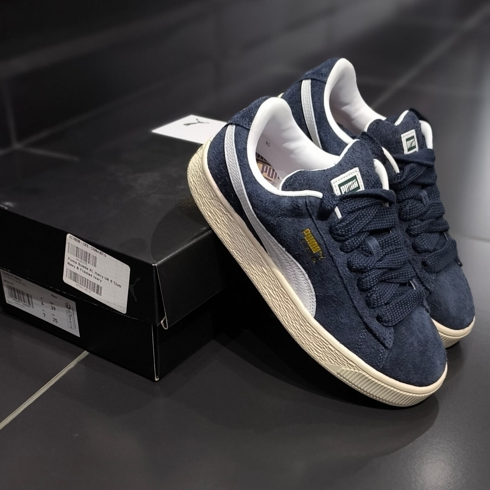 Puma Suede XL Hairy Suede Club Navy